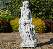 Садова статуя Богиня полювання Present 27x20x83 см ССП12041 Сірий