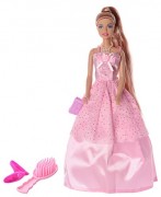 Лялька DEFA 8063 в рожевій сукні