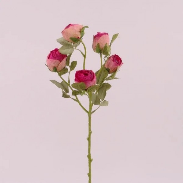 Гілка Троянди Flora рожева 72926