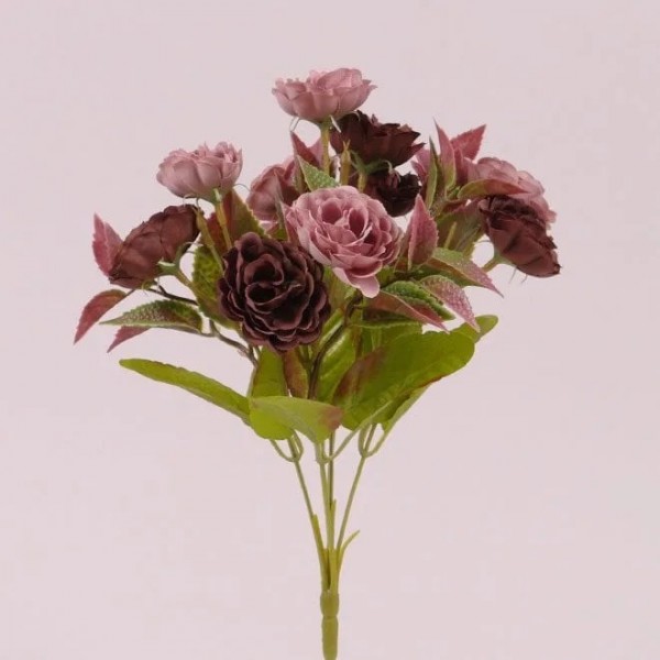 Букетик Троянд Flora рожево-коричневий 72975