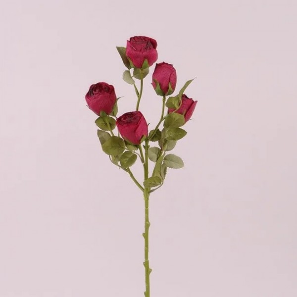 Гілка Троянди Flora червона 72925