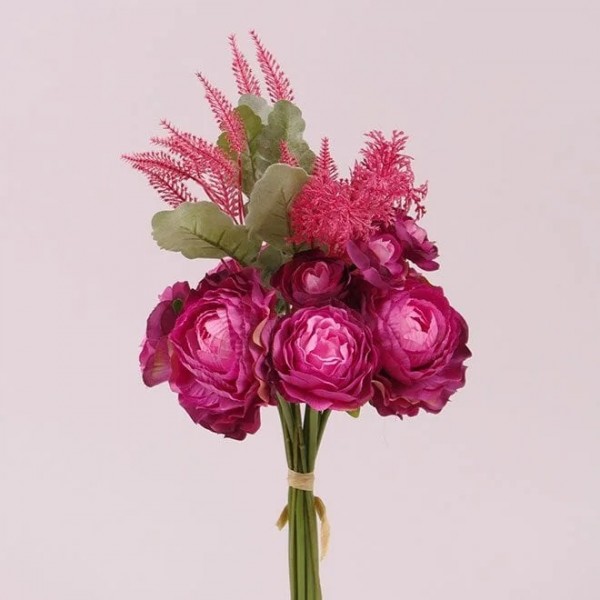Букет Камелій Flora рожево-малиновий 72941