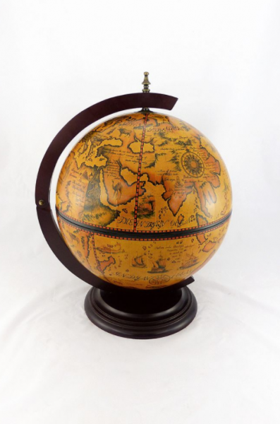 Глобус бар настільний Стародавня карта Present коричневий сфера 42 см 42002R