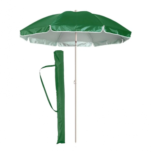 Зонт пляжный 1,8 м с усиленным металлическим каркасом 
