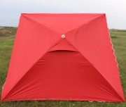 Зонт 3*3 метра с клапаном Plast Красный