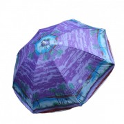 Зонт пляжный 2.2 м с усиленным каркасом ромашка с клапаном Plast Фиолетовый