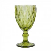 Набор бокалов стекло Art Rhombus зеленый VB724