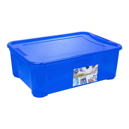 Пищевой контейнер 31.5 литров универсальный Ал-Пластик Синий