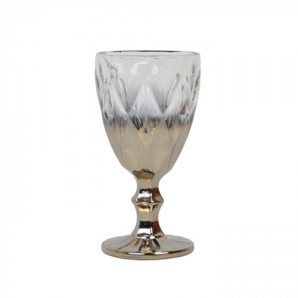 Набор бокалов стекло Art Rhombus серебро VB868