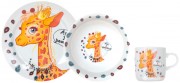 Набір посуду дитячої порцеляни Limited Edition Pretty Giraffe 3 пр MLM-C389