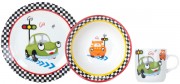 Набір посуду дитячої порцеляни Limited Edition Funny Car 3 пр MLM-C298