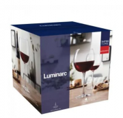 Набір келихів для вина Luminarc Tasting Time Burgundy 650мл 4 шт MLM-P6816-1