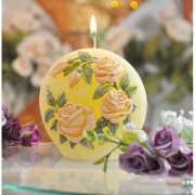 Свеча Art Садовая роза диск 130мм SW063
