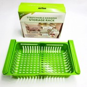 Органайзер-полиця для холодильника розсувна 28,5х20х6см зелений