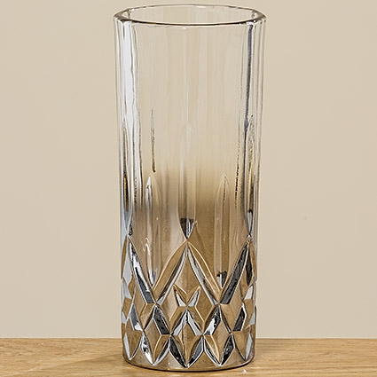 Склянка Медісон скло h15см Present 1008756 срібний