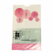 Набор бумажных вееров, розовый (8705-004) Elso