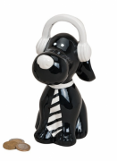 Скарбничка Present собака в навушниках кераміка 9X16X20 см 10012848
