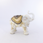 Фігура Present слона з прикрасами, хобот до верху 30см H2623-1N