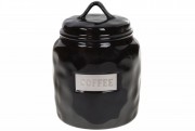 Банка керамічна Bon Coffee 945-320, 900мл, колір - чорний