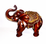 Фігура Present слона з прикрасами, хобот до верху 30см H2623-3D