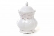 Банка для печенья керамическая Bon Розы 545-155, цвет белый