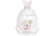 Банка керамічна Bon Веселий кролик DM152-E, 450мл з об'ємним малюнком