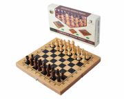 Игровой набор Present 3в1 Нарды, Шахматы, Шашки (29х29 см) B3015