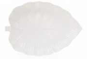 Набор блюд фарфоровых сервировочных Bon Лист 988-112 (2 шт.), 30см, цвет - белый