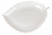 Набор блюд фарфоровых сервировочных Bon Лист 988-188 (4 шт.), 29см, цвет - белый