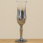 Бокал для шампанского Медисон стекло h21см Present 1008754 серебряный