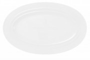 Набор блюд фарфоровых сервировочных овальных Bon 988-151 (2 шт.), 35см, цвет - белый