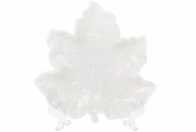 Тарілочка декоративна Bon Кленовий Лист 727-221, 20см, колір - білий
