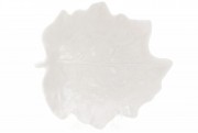 Блюдо фарфоровое Bon Лист 727-107, 20см, цвет - белый