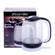 Чайник Kamille 1,7л електричний з боросилікатного скла KM-1720B