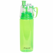 Пляшка спортивна для води Kamille Зелений 570мл із пластику KM-2301