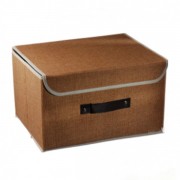 Ящик для хранения вещей Котон Hoz коричневый MMS-R17463