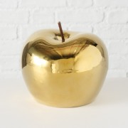 Декоративне Яблуко кераміка h14см Present 2004696 золото