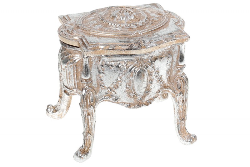 Шкатулка Bon Антикварный столик 450-847, 10.5см, цвет - шампань