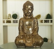 Статуетка Будда полістоун h39 см Present СП511-золото
