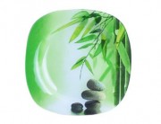Тарелка Зеленый бамбук квадратная SNT MSN-3715-ZB