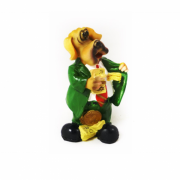 Статуэтка Present собачка в зелёном пиджаке профессия MM 250001