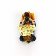 Статуетка Present собачка з грошима в синьому жакеті професія MM 250001
