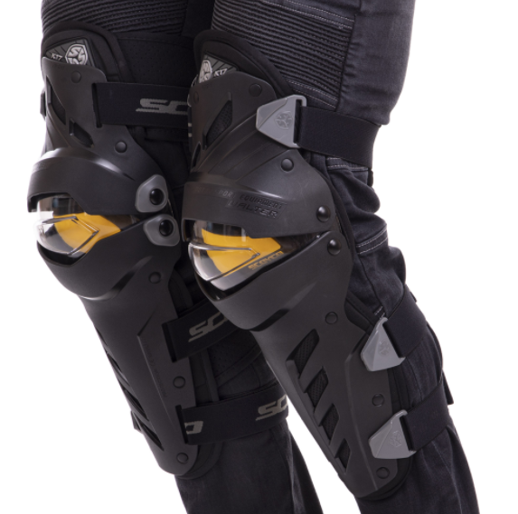 Мотозахист (коліно, гомілка) SCOYCO ICE BREAKER K17 2шт Чорно-жовтий