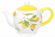 Чайник керамічний Bon Соковиті лимони DM488-Y, 1л