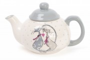 Чайник керамический Bon Влюбленные коты DM488-L, 790мл с объемным рисунком