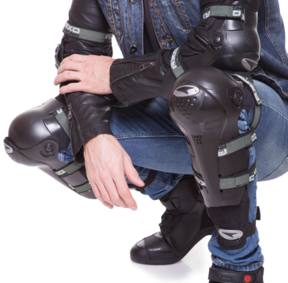 Комплект мотозахисту AXO M-4575 (коліно, гомілка, передпліччя, лікоть) Чорний