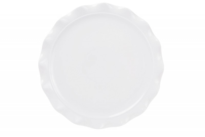 Набор тарелок фарфоровых обеденных Bon 988-108 36см, цвет - белый, 2 шт