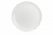 Набір обідніх фарфорових тарілок Bon 558-509, 25см, колір - білий, 3 шт.