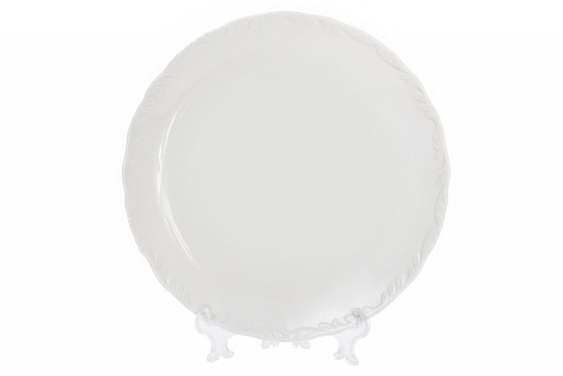 Набор тарелок обеденных фарфоровых Bon 558-504, 20см, цвет - белый, 4 шт