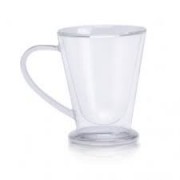 Чашка с двойной стенкой Мискузи стеклянная 250мл SNT MSN-201-15